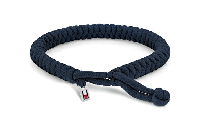 Tommy Hilfiger - Modrý nylonový proplétaný náramek Axel 2790592