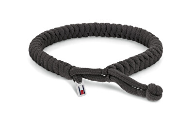 Tommy Hilfiger - Hnědý nylonový proplétaný náramek Axel 2790593