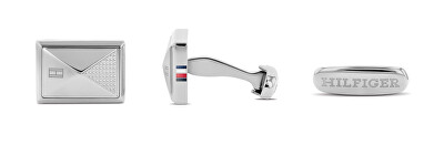 Tommy Hilfiger - Ocelové manžetové knoflíčky Geometric 2790569