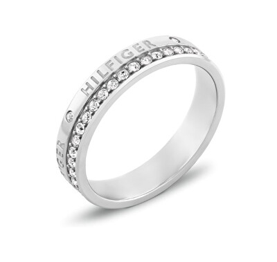 Tommy Hilfiger - Ocelový prsten s krystaly Mini Crystals 2780910