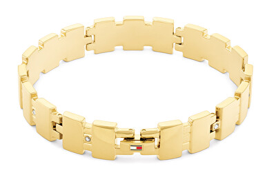 Tommy Hilfiger - Okouzlující pozlacený náramek s krystaly 2780780