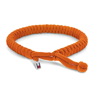 Tommy Hilfiger - Oranžový nylonový proplétaný náramek Axel 2790595