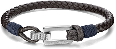 Tommy Hilfiger - Pánský kožený náramek TH2701011