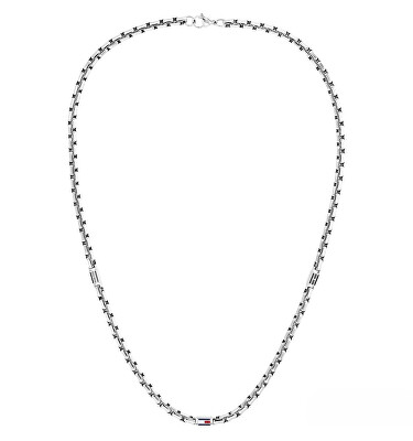 Tommy Hilfiger - Pánsky oceľový náhrdelník 3D Flag Metal 2790672