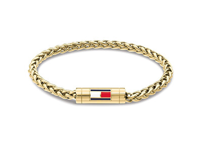 Tommy Hilfiger - Pánský pozlacený náramek Adjustable Barrel 2790744