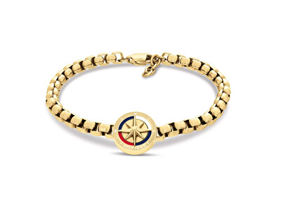 Tommy Hilfiger - Pánský pozlacený náramek Compass 2790727