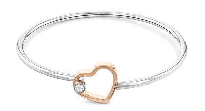 Tommy Hilfiger - Pevný bicolor náramek se srdíčkem Minimal Hearts 2780760