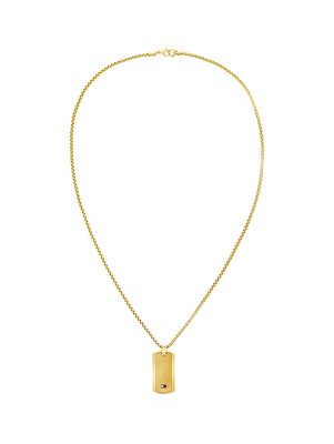 Tommy Hilfiger - Pozlacený pánský náhrdelník s vojenskou známkou Jameson 2790628