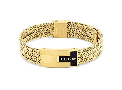 Tommy Hilfiger - Pozlacený pánský náramek Nautical Mesh 2790706