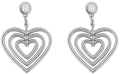 Tommy Hilfiger - Romantické ocelové náušnice Srdce TH2780406