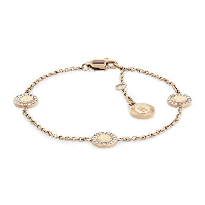 Tommy Hilfiger - Růžově pozlacený náramek s krystaly Mini Crystals 2780906