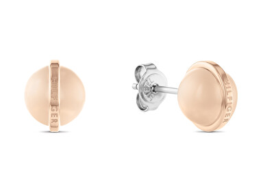 Tommy Hilfiger - Slušivé bronzové náušnice pecky Metallic Orb 2780900