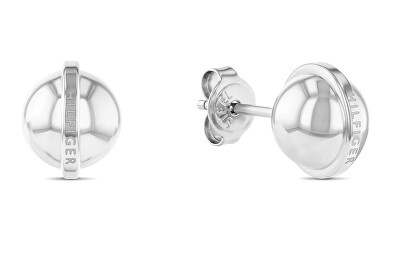 Tommy Hilfiger - Slušivé ocelové náušnice pecky Metallic Orb 2780814