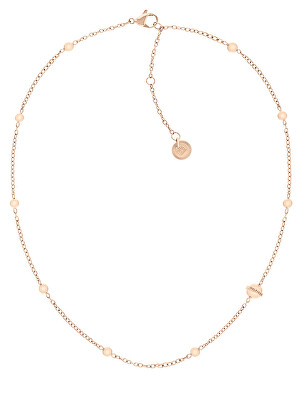 Tommy Hilfiger - Slušivý bronzový náhrdelník pro ženy Metallic Orb 2780898
