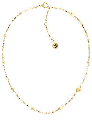 Tommy Hilfiger - Slušivý pozlacený náhrdelník pro ženy Metallic Orb 2780817