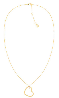 Tommy Hilfiger - Slušivý pozlacený náhrdelník se srdíčkem Minimal Hearts 2780757