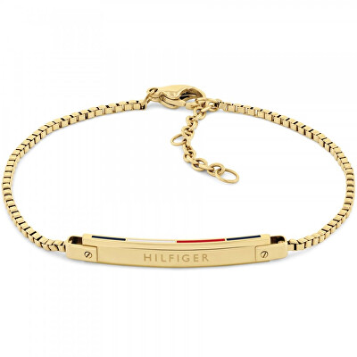 Tommy Hilfiger - Slušivý pozlacený náramek Linear 2780953