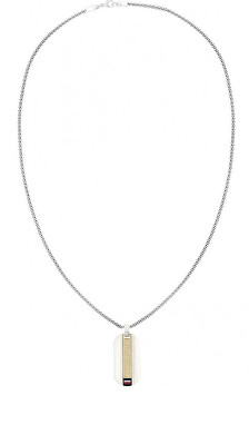 Tommy Hilfiger - Stylový bicolor náhrdelník Psí známka 2790318