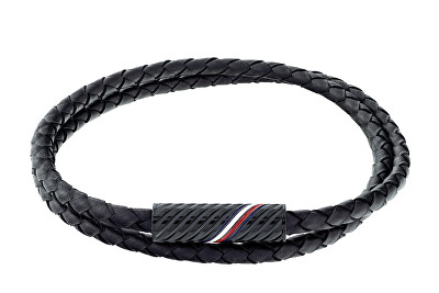 Tommy Hilfiger - Stylový dvojitý kožený náramek 2790469