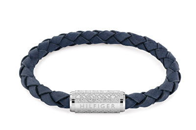 Tommy Hilfiger - Stylový modrý kožený náramek 2790480