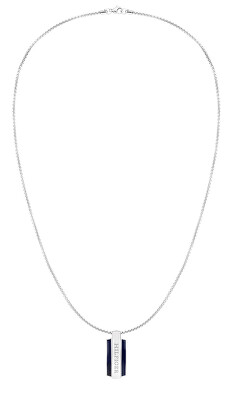 Tommy Hilfiger - Stylový pánský náhrdelník z oceli Dog Tag 2790599