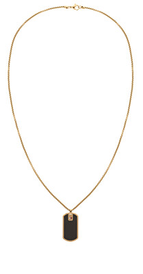 Tommy Hilfiger - Stylový pozlacený náhrdelník s vojenskou známkou 2790432