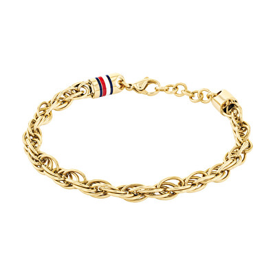 Tommy Hilfiger - Slušivý pozlacený náramek z oceli 2790500