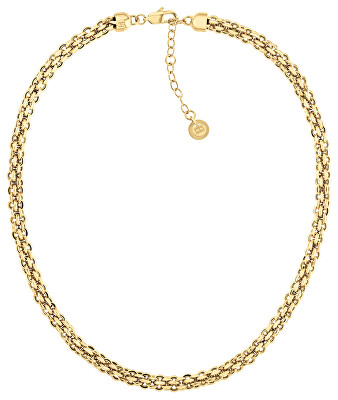 Tommy Hilfiger - Výrazný pozlacený řetízek Intertwined Circles 2780840