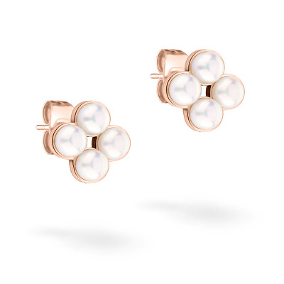 Tamaris - Perličkové náušnice pecky Flower Pearl TJ-0519-E-08