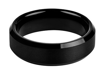 Troli - Černý ocelový prsten