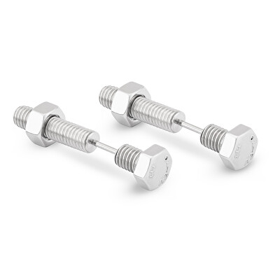 Troli - Designové pánské náušnice Šrouby KS-126