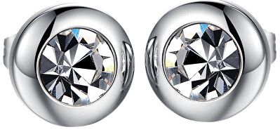 Troli - Drobné náušnice s čirým krystalem KES-046