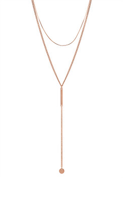 Troli - Elegantní bronzový náhrdelník VGX1760RG/RE