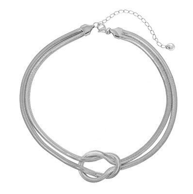 Troli - Elegantní dvojitý náhrdelník Hádek VAAJDN2310015-S