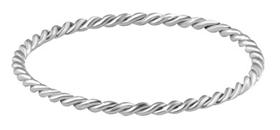 Troli - Minimalistický prsten z oceli Silver