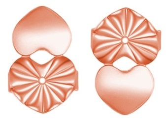 Troli - Uzávěr na náušnice MASIVE SECURITY - 1 pár Rose Gold