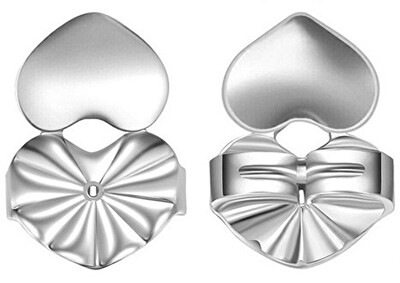 Troli - Uzávěr na náušnice MASIVE SECURITY - 1 pár Silver