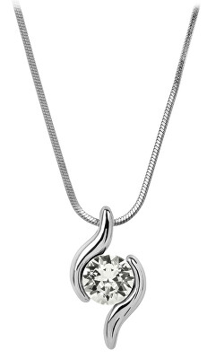 Levien - Elegantní náhrdelník Chaton Wave Crystal