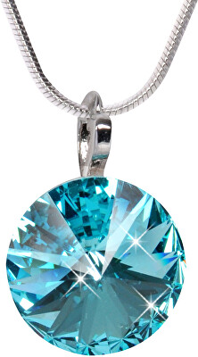 Levien - Elegantní náhrdelník Rivoli Light Turquoise