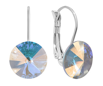 Levien - Elegantní náušnice Rivoli Crystal AB
