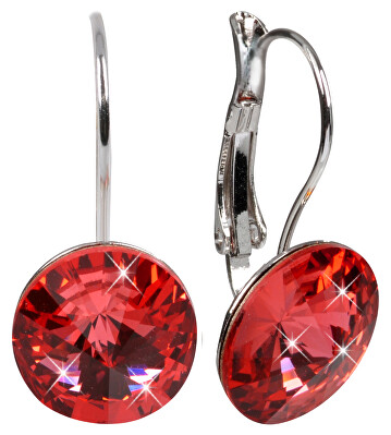 Levien - Elegantní náušnice Rivoli Padparadscha