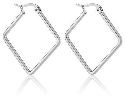Troli - Ocelové náušnice kosočtverec