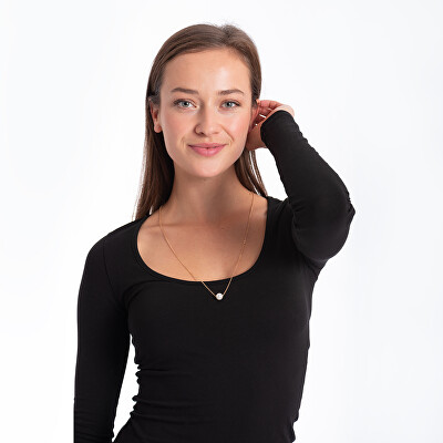 Troli - Okouzlující pozlacený náhrdelník s perličkami