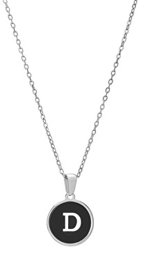 Troli - Originální ocelový náhrdelník s písmenem D
