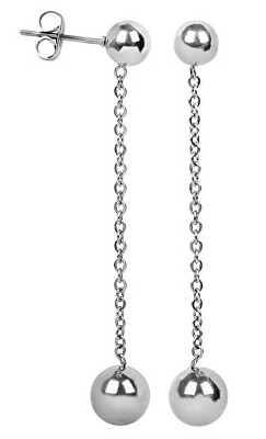 Troli - Slušivé ocelové náušnice s kuličkami