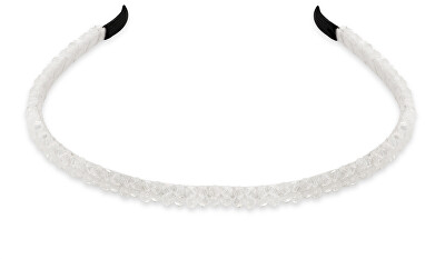 Troli - Stylová bílá čelenka do vlasů