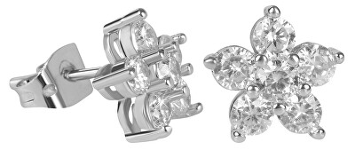 Troli - Třpytivé kytičkové náušnice