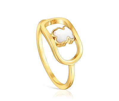 Tous - Inel placat cu aur pentru femei cu sidef Camille 10045618
