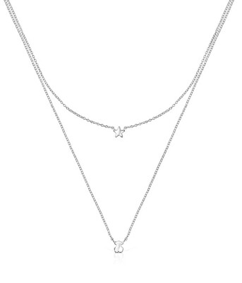 Tous - Set stříbrných náhrdelníků Mini Icons 1003192100 (2x náhrdelník)