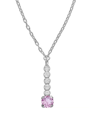Victoria Cruz - Elegantní stříbrný náhrdelník s krystaly Shine A4668-31HG